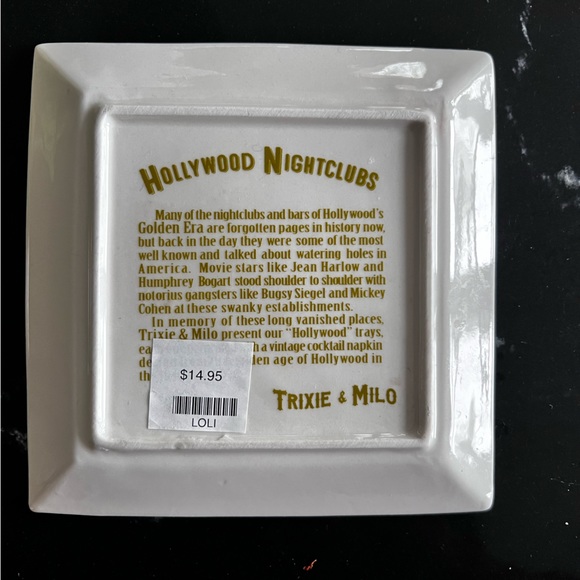 Bora-Bora Bar. Hollywood bar coaster/napkins cocktail tray retro collectible - Picture 2 of 2